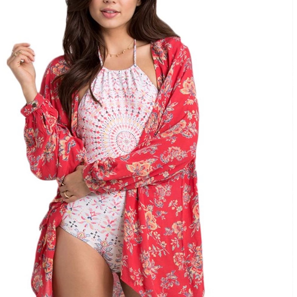 Billabong saltwater shore kimono